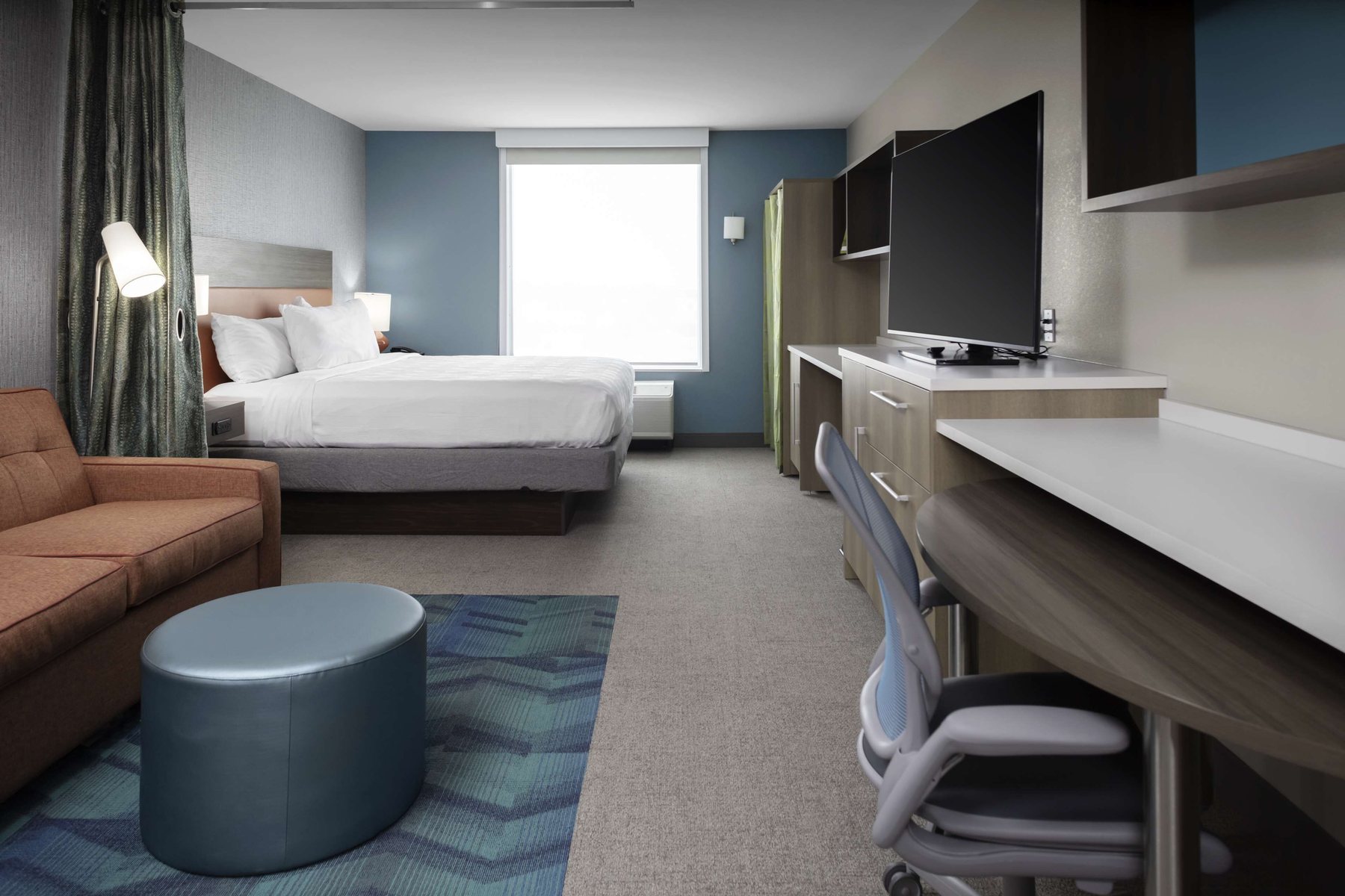 Home2 Suites extended-stay studio suite