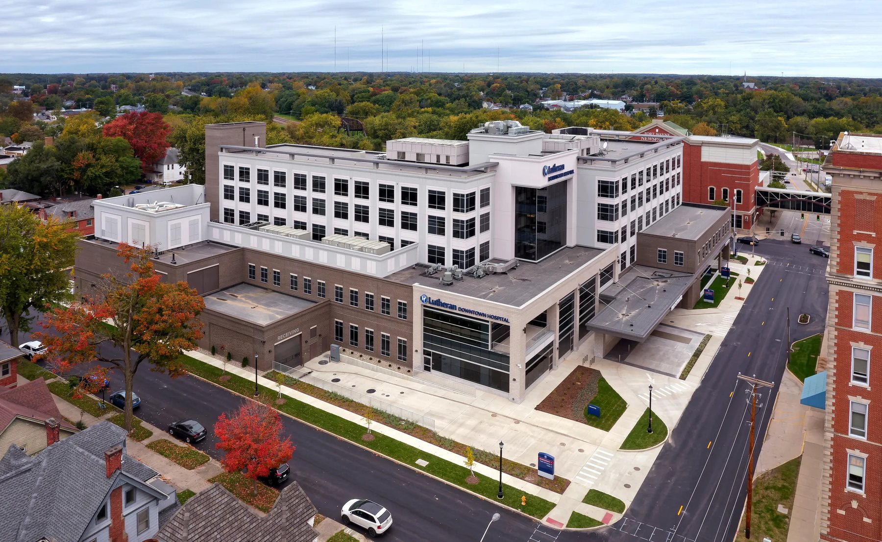 Aerial view of Lutheran Downtown Hospital
